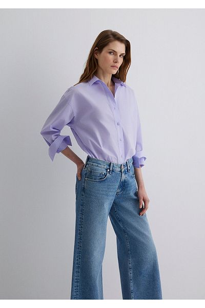 Mavi Cămașă mov oversize / cu croială largă 1211151-70523