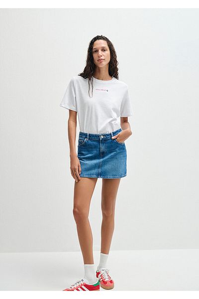 Mavi Leoni Classic Denim Indigo Blue Jean Φούστα 1310702-90155
