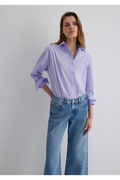 Mavi Cămașă mov oversize / cu croială largă 1211151-70523