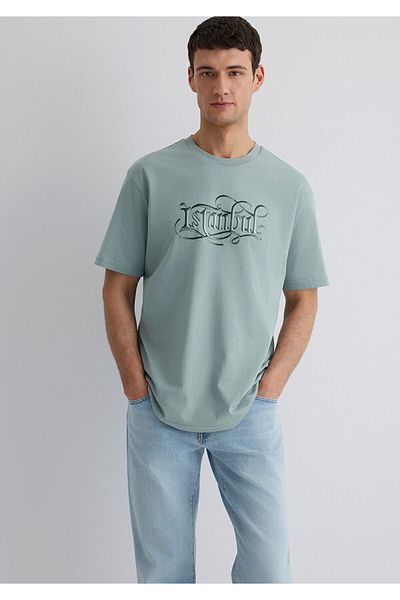 Mavi Istanbul Printed Outdoor T-Shirt Loose Fit / Loose Relaxed Cut 0612991-70113