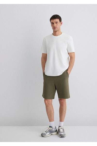 Mavi Khaki Basic Shorts Slim Straight 066935-80769