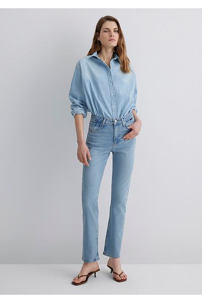 Mavi Rockstar Iconic Shady Indigo Si Jean Παντελόνι 1010762-88193