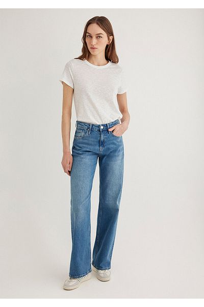 Mavi Ecru Basic T-Shirt Regular Fit 1613075-70057