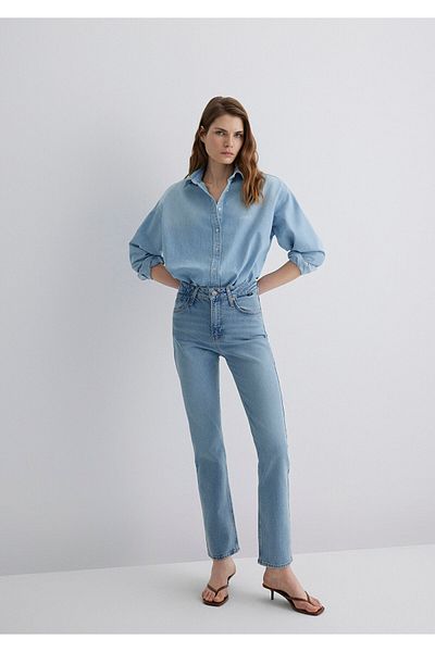 Mavi Rockstar Iconic Shady Indigo Si Jean Παντελόνι 1010762-88193
