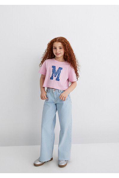 Mavi Rosa T-Shirt mit M-Logo-Aufdruck, lockere Passform / lockere, entspannte Passform 7610276 -86953