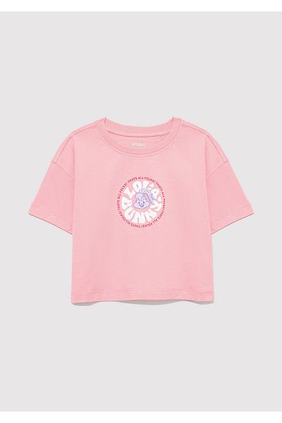 Mavi Tricou roz cu imprimeu Lola Bunny, cu o formă lejeră 7610290 -71027