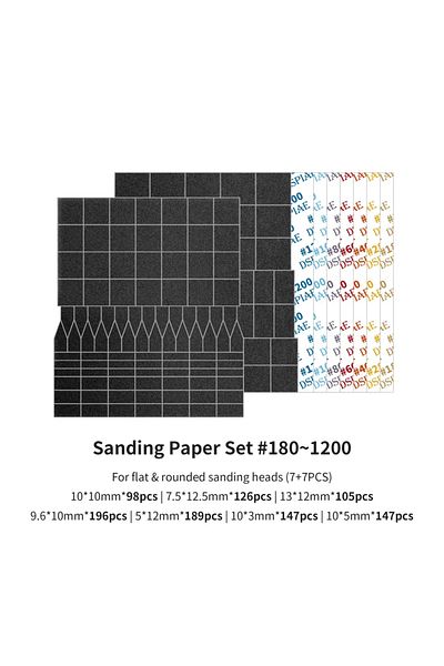 Choice Msp-ess 14pcs Dspiae Diy Es-a Reciprocating Sander Electric Grinding Pen Plastic Model Sanding Paper