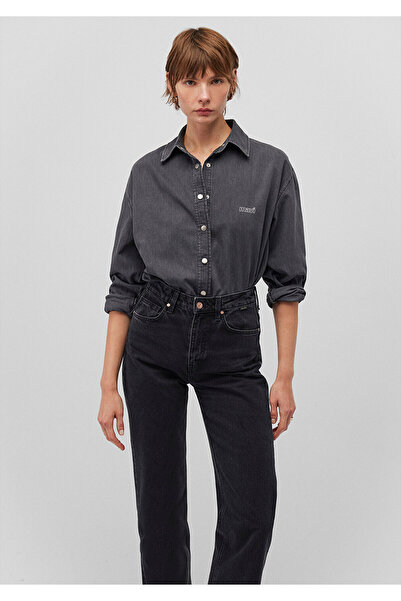 Mavi Maddie ikonikus antracit ing - Boyfriend Jean 1210527 -88245