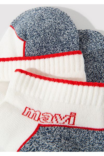 Mavi Logo Detailed White Booties Socks 0911604-620