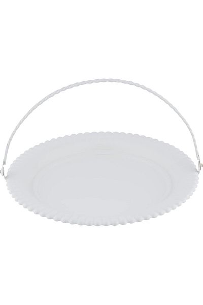 ALSAIF Candy Serving Tray by Al Saif, Small Size, Ivory White, Rectangular