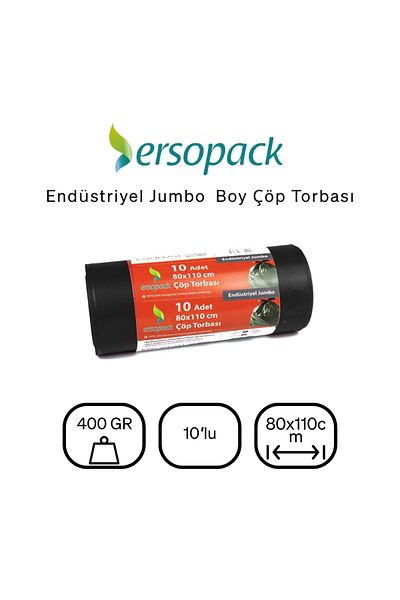 ERSOPACK كيس لحام جامبو بوي - 80*100 مم، 400 جرام، 5 لفات = 50 ورقة