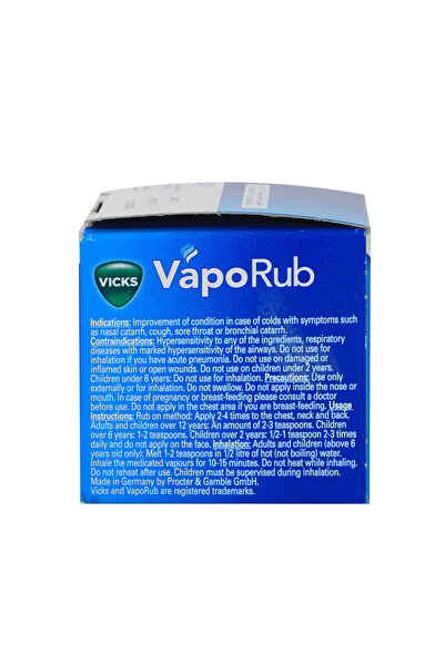 Vicks VapoRub 50g – Soothing Chest Rub for Cold & Cough Relief | Full Size Jar