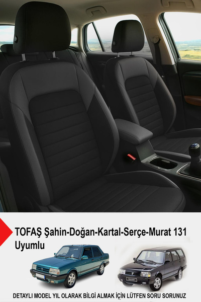 GM-DESIGN Mocha Taytüyü Car Seat Cover (Tofaş Kartal-Şahin-Doğan-Serçe-Tempra...