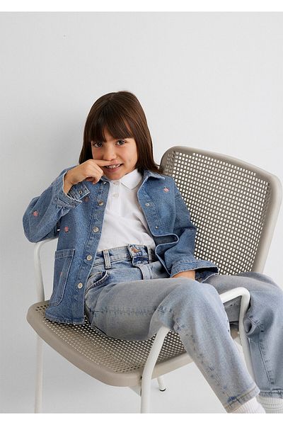 Mavi Lulu 90sJean Shirt - Floral Ebroidery,RegularFit 7210002 -86739
