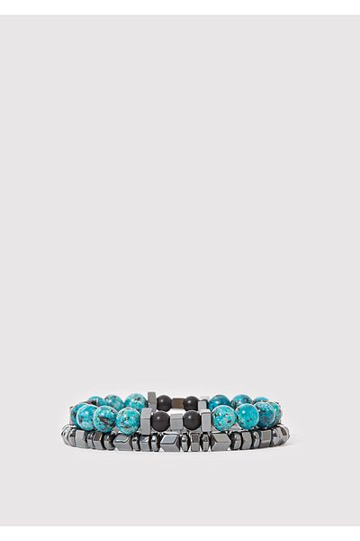 Mavi 0911462 -87501 Model 2 Piece Gray Bracelet Set