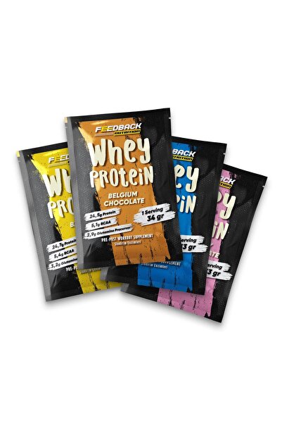 Feedback Nutrition Whey Protein Tanışma Paketi 4 Adet (4 Servis)