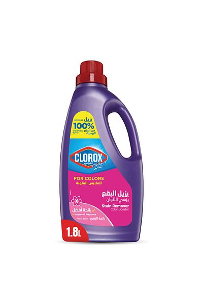 Clorox Liquid Stain Remover & Color Booster For Colored Clothes Floral Scent 1.8 Litres