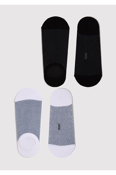 Mavi Black Striped and Ballerina Socks Set - 0910517 -620