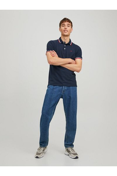 Jack & Jones Ανδρικό μπλουζάκι Jjepaulos Polo Ss 12136668
