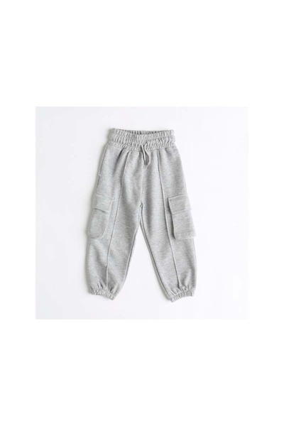 Nanica Kids buzunar cargo PIECE TRACKSUIT BOTTOM Gri