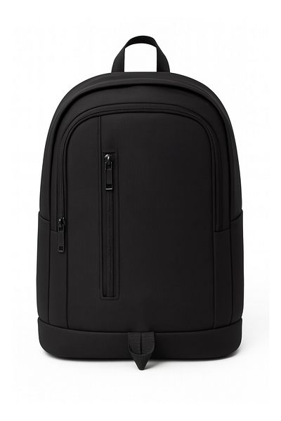 KAFF Black Unisex Functional Water Resistant Sports & Casual & School Backpack - 00510
