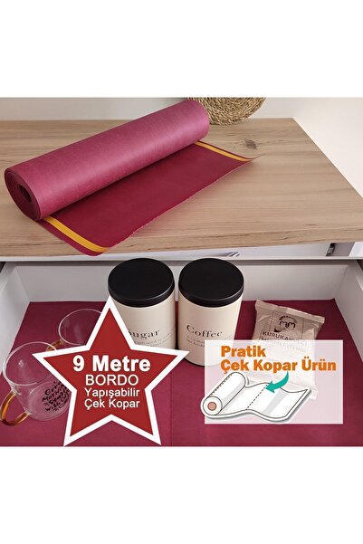 Perisfer Pratik Kopar Bordo 9m Yapışkanlı Çekmece Dolap Içi Düzenleyici/raf Ö...