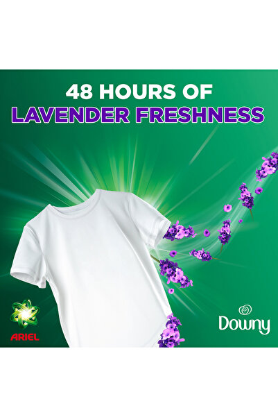 Ariel Automatic Lavender Laundry Detergent Powder Fast Dissolving Offer Pack