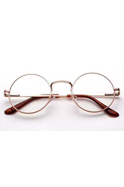 HabeQ Retro Unisex Mavi Işık Korumalı Şeffaf Gözlük