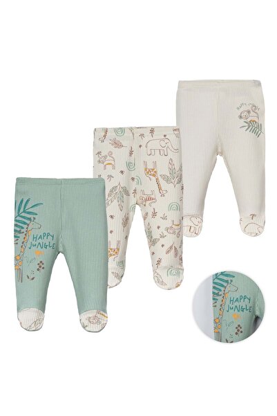 Necix's Jungle Triple Booties Pants Set Mint Green