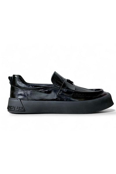 LUCIANO BELLINI Men's 25Y Alpha 5405 Wrinkled Munich Shoes