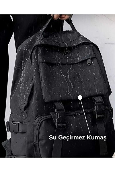 Touz Moda Gothic Design Baskılı Palaska Sırt Okul Çantası