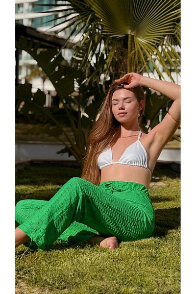 MY Wooft Costum de baie verde de vară pentru plajă și pantaloni de top bikini