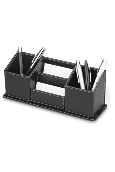 Genel Markalar Karabağlar Ofis Deri Masa Üstü Kalemlik Notluk Düzenleyici Organizer Seti