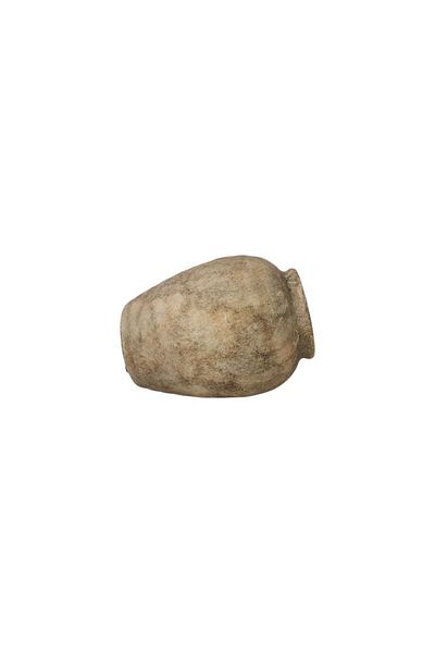 Generic مركن مزهرية فاخر باللون البيج الهادئ للديكور المنزلي الأنيق وللحدائق الخارجيه مقاس (15*15*19 سم)