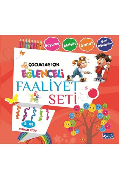 Parıltı Yayınları Fun Activity Set Red Age 5