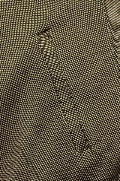 BESSA Ανδρικές τσέπες με φερμουάρ με καφέ γιακά