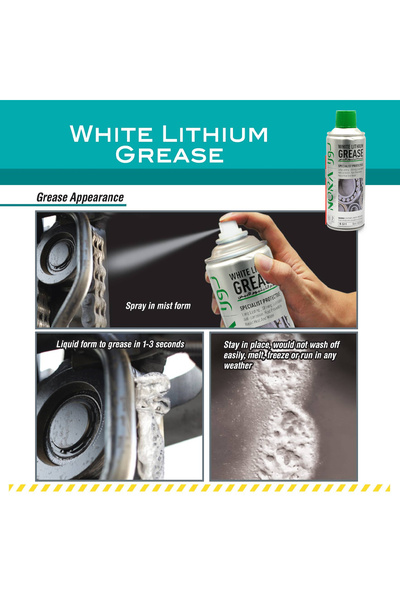 Nora 450ml White Lithium Grease For Anti-corrosion And Lubrication N-511