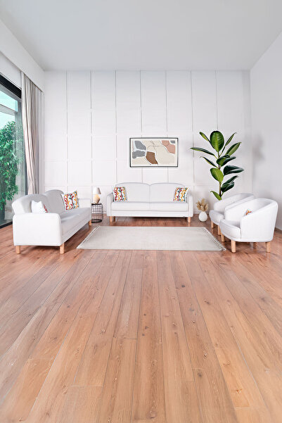 Kilim Mobilya Bohem's Yüksek Ayaklı Koltuk Takımı 3 3 1 1 Krem