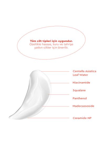 Bibimcos Cica Centella Repair Cream 50g - Skin Repairing and Calming Cream