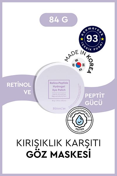 Bibimcos Retino-Peptid-Hydrogel-Augenklappe – Augenmaske