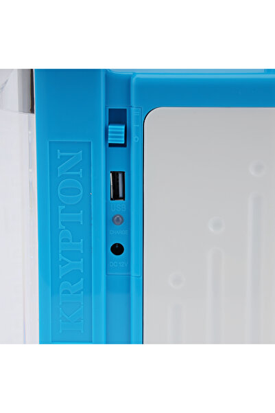 KRYPTON 100h Rechargeable Lantern With 3w Torch | Solar, Usb Charging | Indoor & Outdoor Use