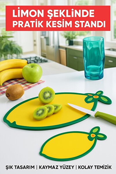 Open Home Concept Lemon - Non-slip Stain and Resistant Cutting Stand, Bread, ...