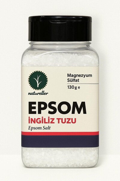 Natureller İngiliz Tuzu ( Epsom Tuzu ) 130 Gr