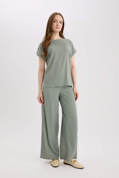 DeFacto Παντελόνι Straight Fit Straight Leg E0327AX25SP