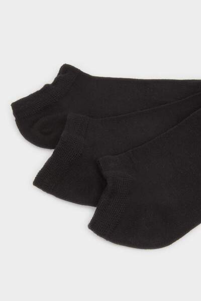 DeFacto Erkek Dikişsiz 3'lü Bambu Patik Çorap F4293AXNS