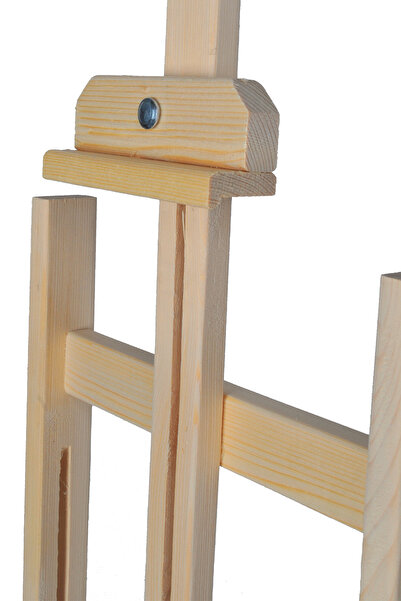 ÇANAKCI AHŞAP Masaüstü Şövale Ayarlı Ahşap Resim Şovalesi Ressam Sehpası 70cm