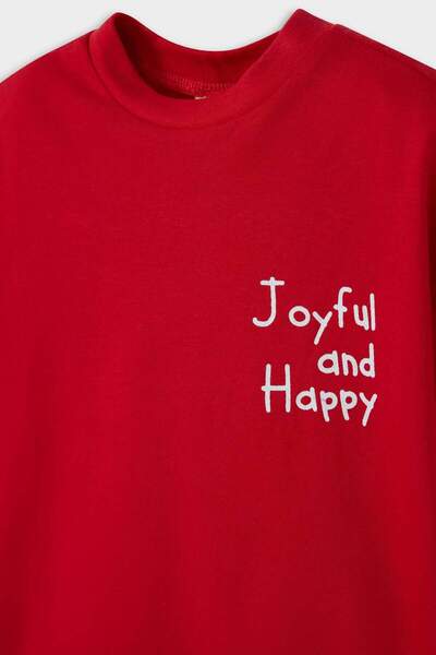 DeFacto Erkek Bebek 2'li Takım Baskılı Kısa Kollu Tişört Eşofman Altı F3477A525AU