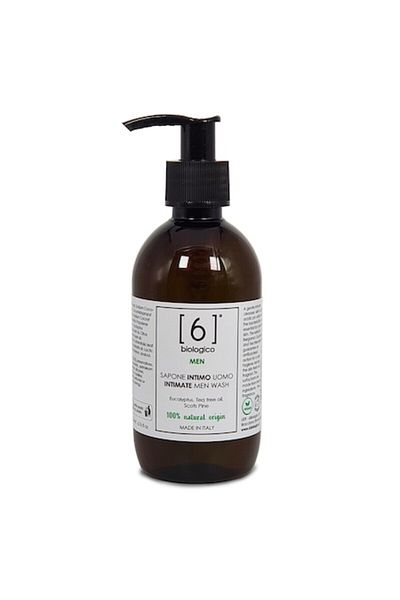 6biologico Gel Intim Bărbați 200 ml 100% – Eucalipt & Arbore De Ceai, Ph Echilibrat & Prospețime