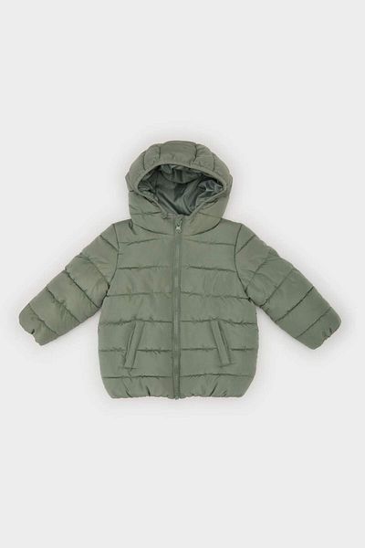 DeFacto Baby Boy Waterproof Hooded Taffeta Puffer Coat A2859A525Au