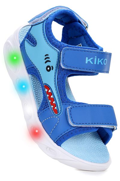 Kiko Kids Soren Daily Lighted Velcro Boys Sandals Shoes